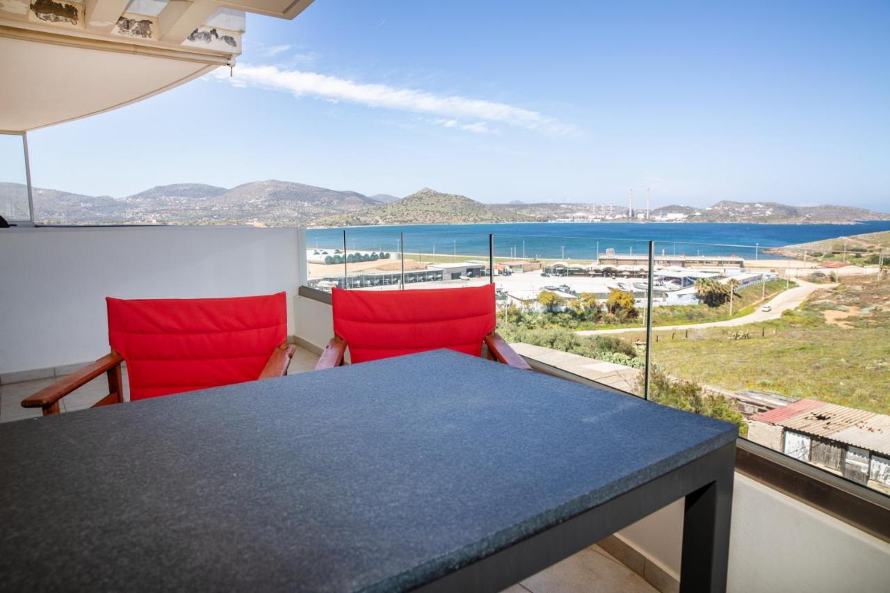 Komfort City Apartment "Elias" Mit Meerblick In Lavrio Ngoại thất bức ảnh