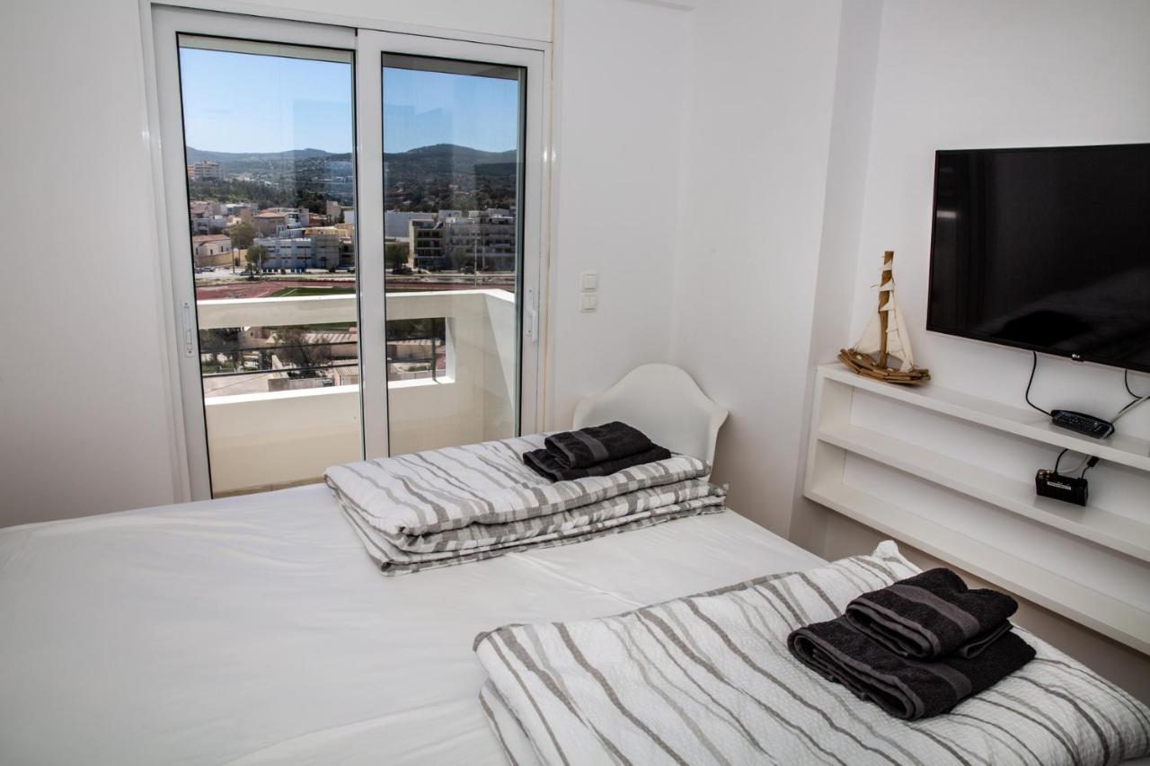 Komfort City Apartment "Elias" Mit Meerblick In Lavrio Ngoại thất bức ảnh